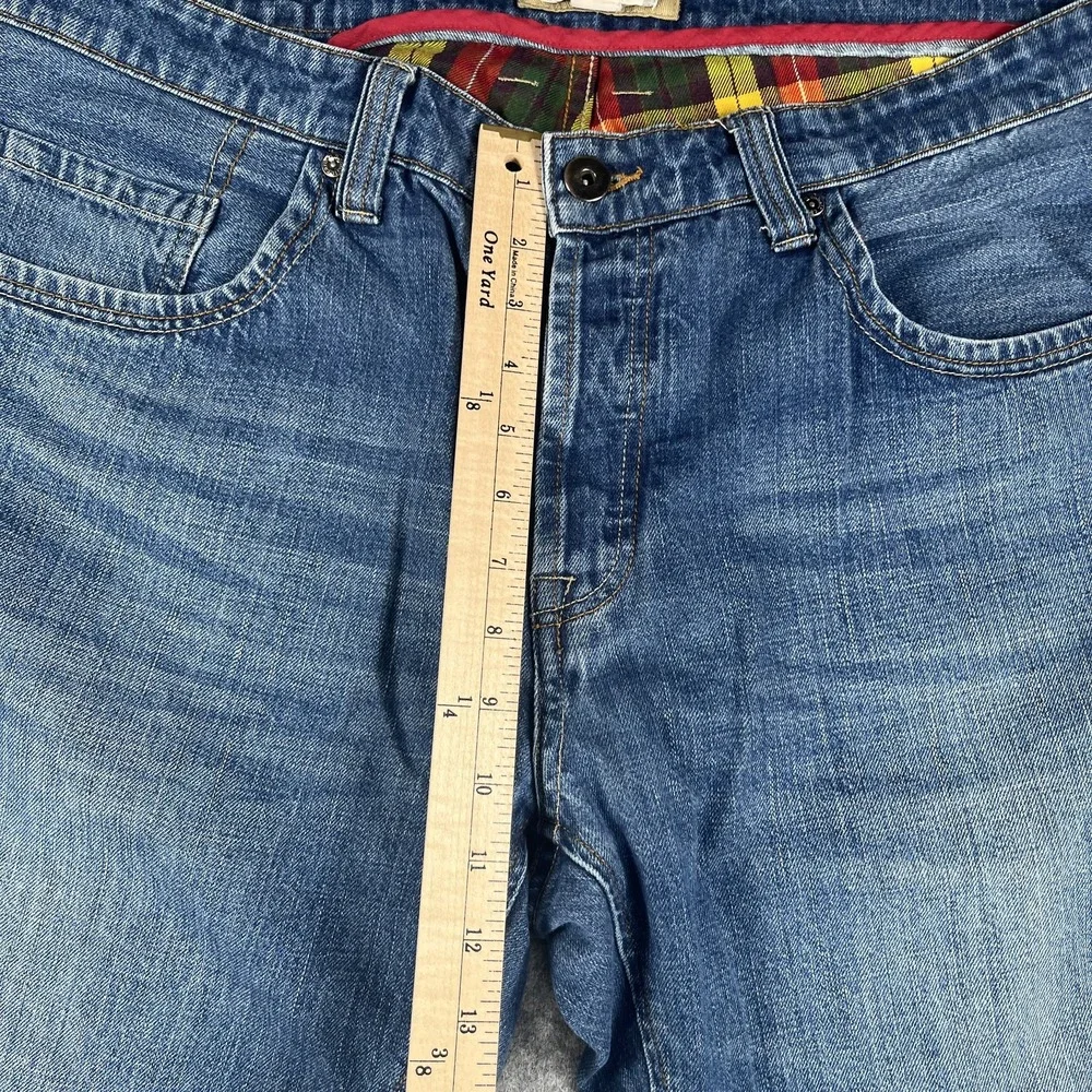 Carbon2Cobalt Jeans Mens 38‎ Straight Leg Distressed Denim Casual 125014